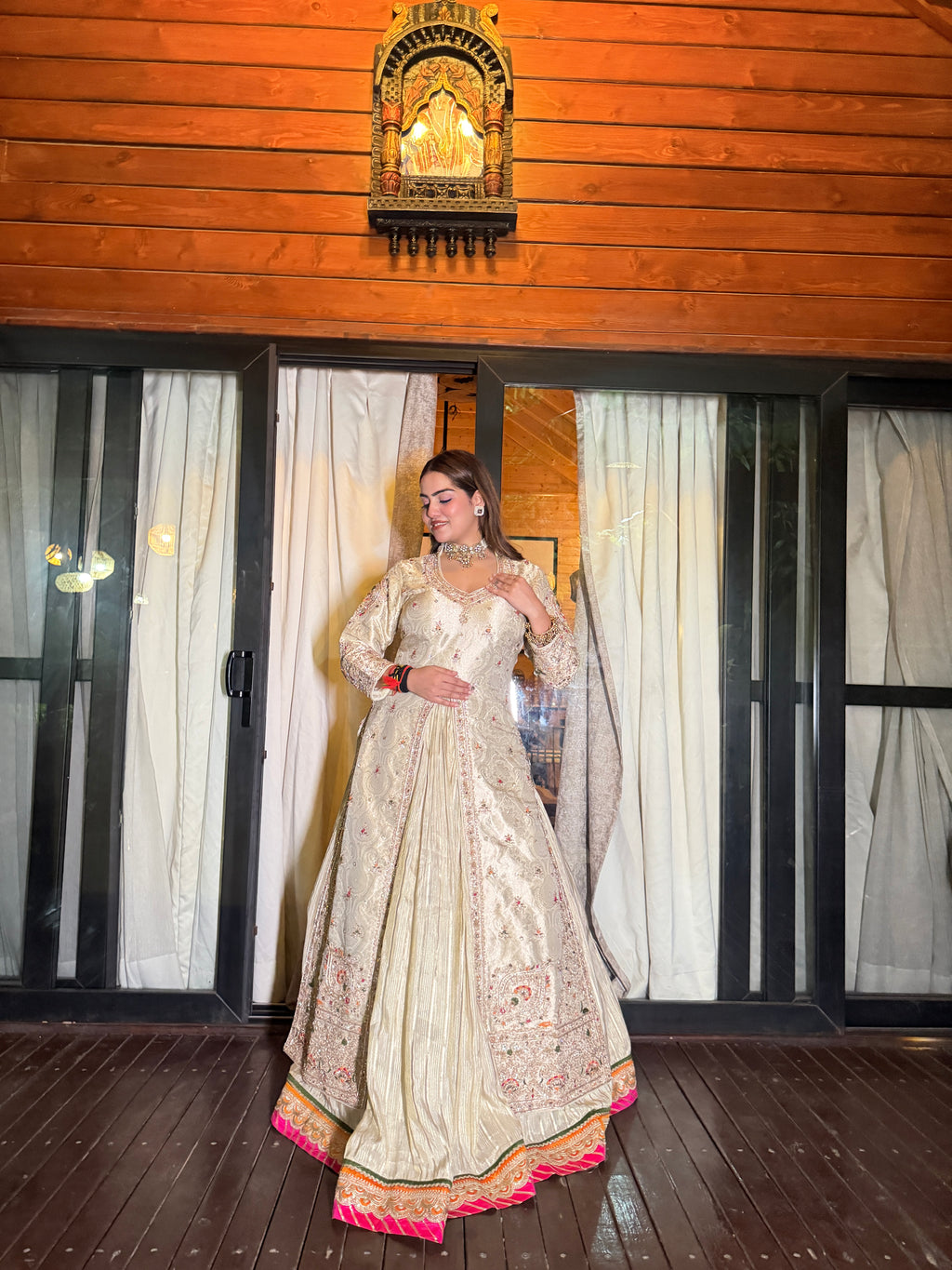 E231 AARFA REGAL ANARKALI GOWN
