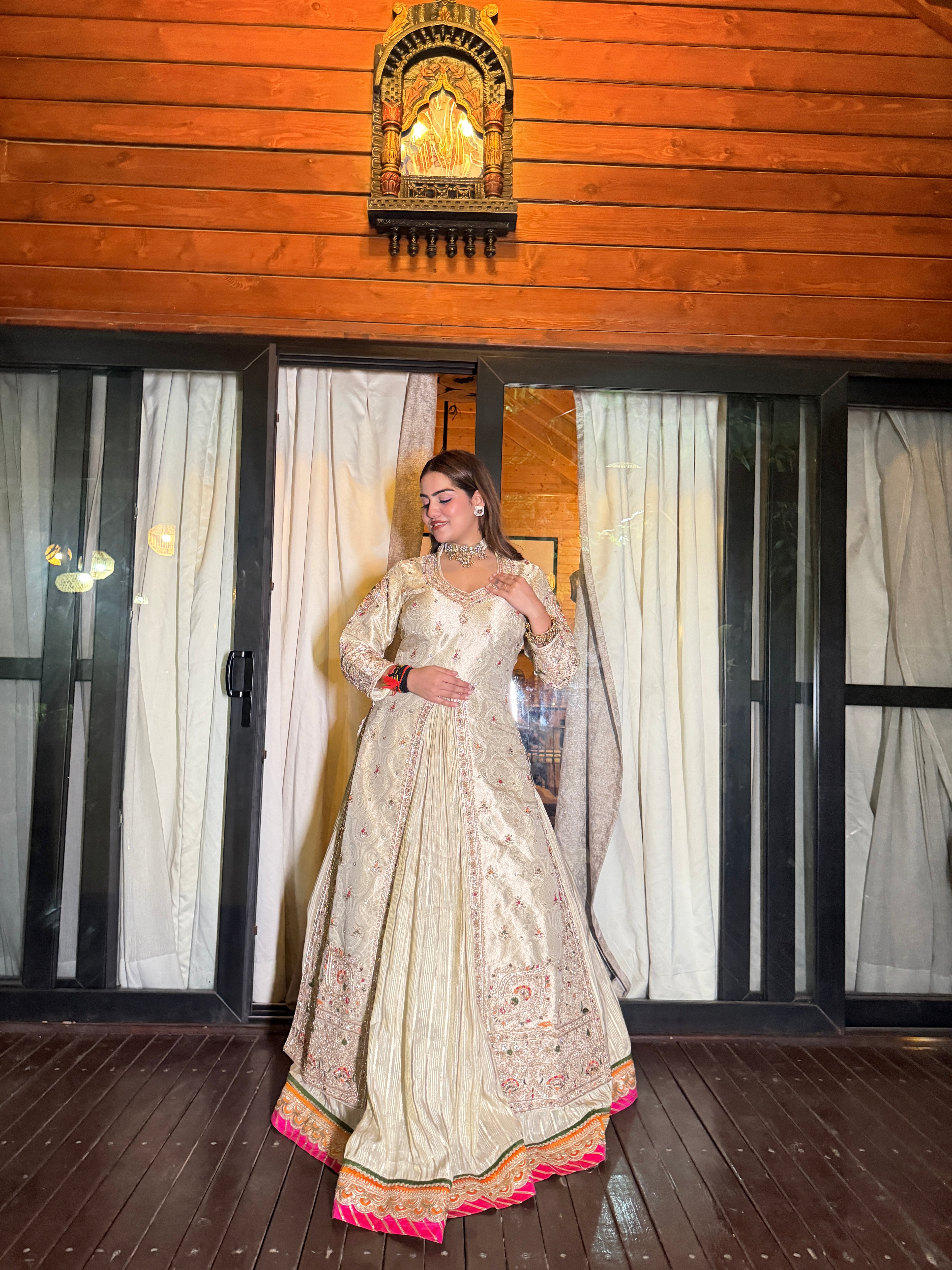 E231 AARFA REGAL ANARKALI GOWN