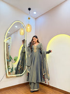 E283 3PC ANARKALI SUIT
