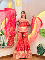 E688 3PC SHARARA SET