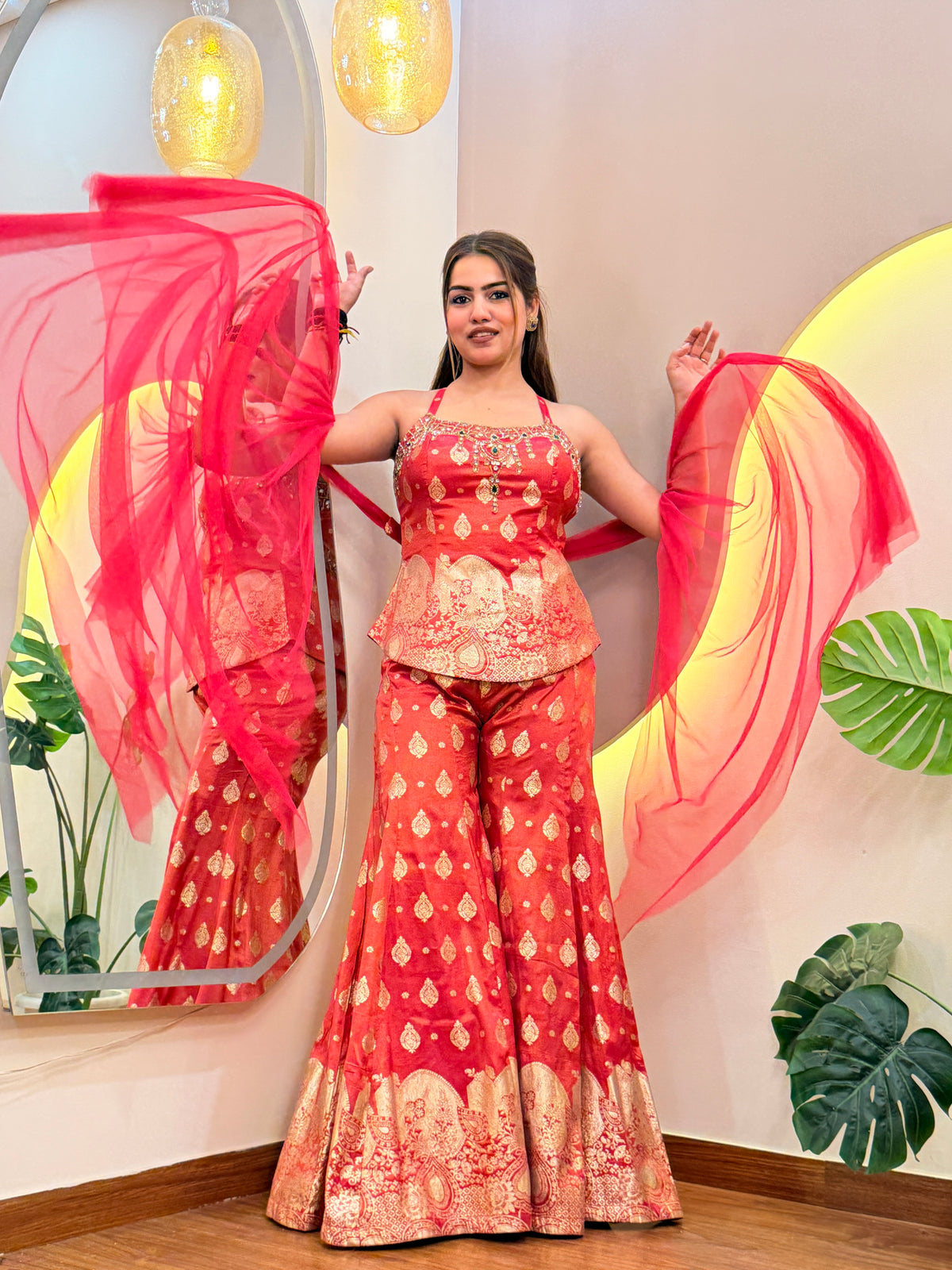 E688 3PC SHARARA SET