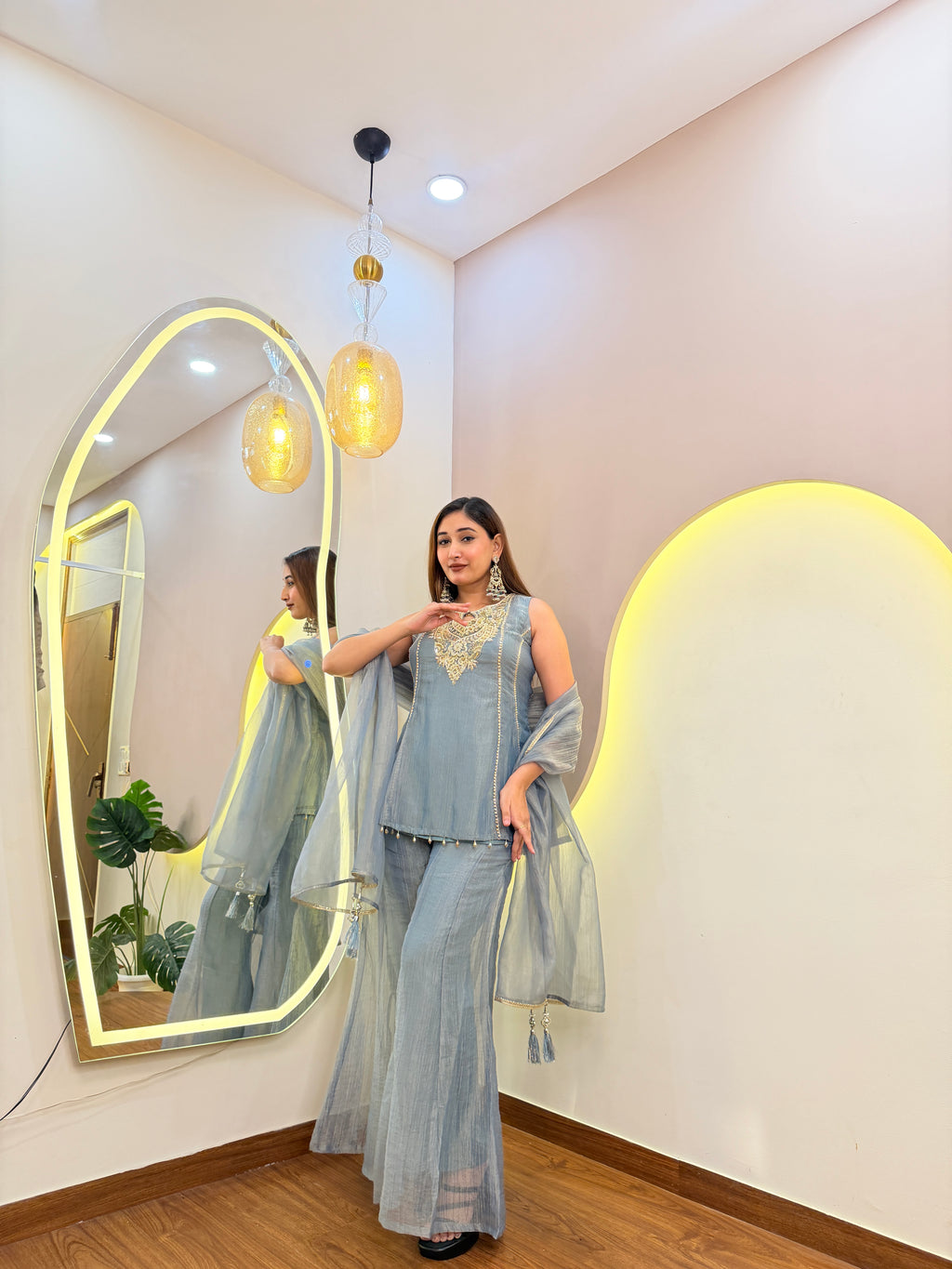 E522 3PC SHARARA SET