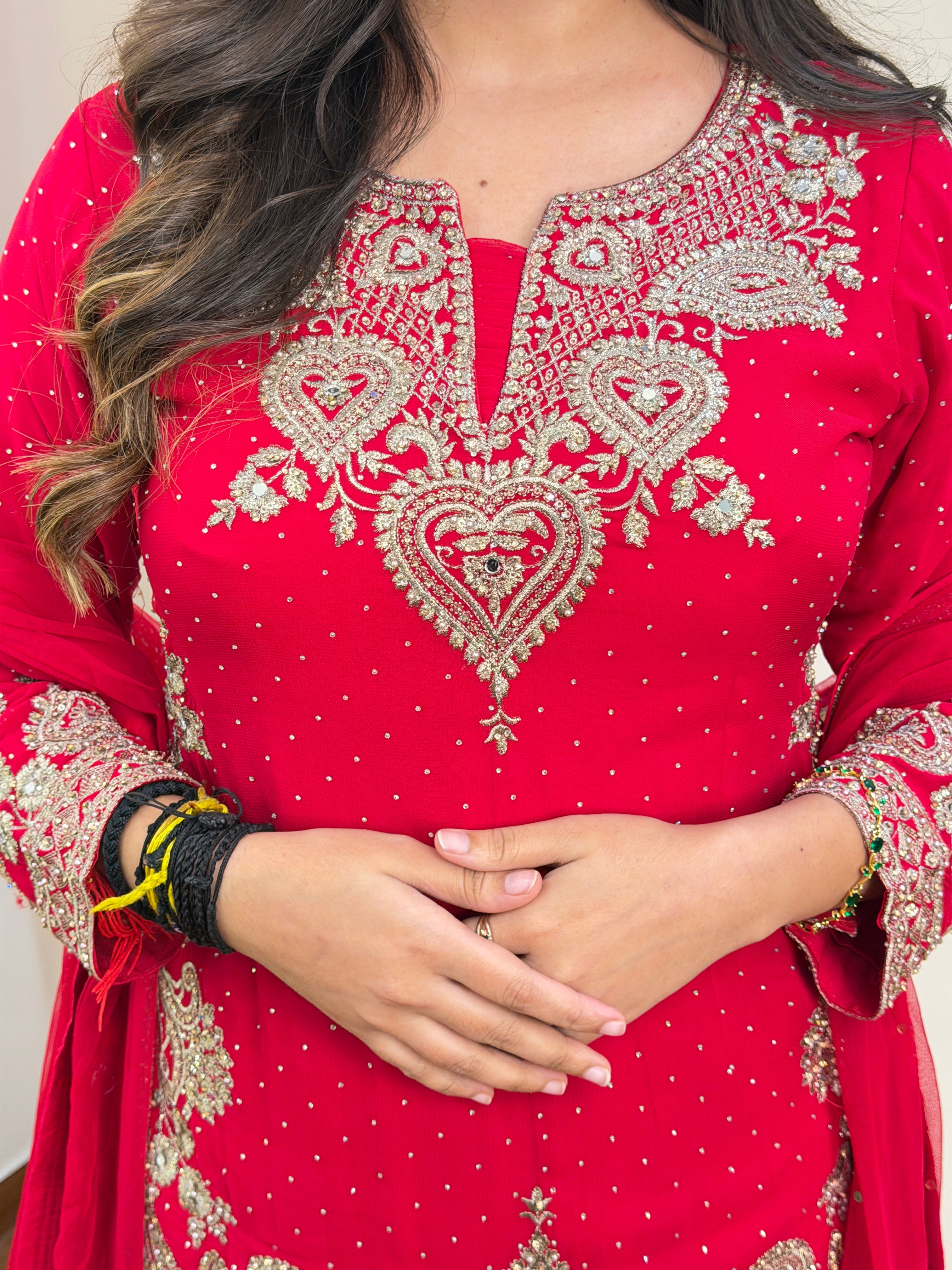 E104 3PC SHARARA SUIT