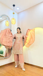 E727 3PC SHARARA SUIT