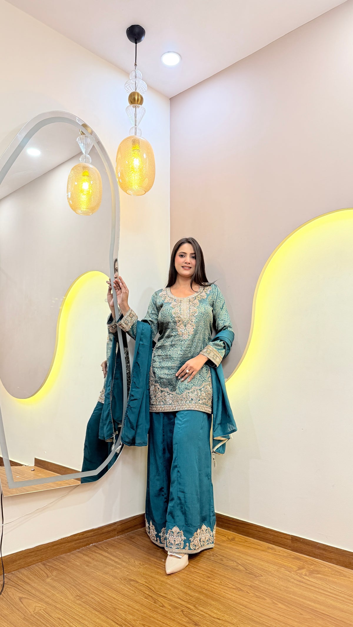 F180 3PC SHARARA SUIT