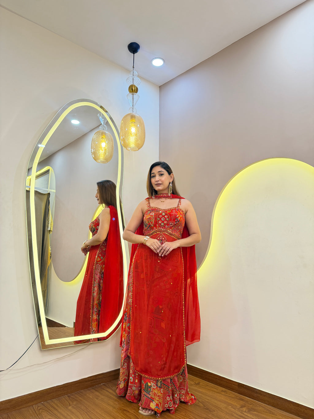 F69 3PC SHARARA SUIT