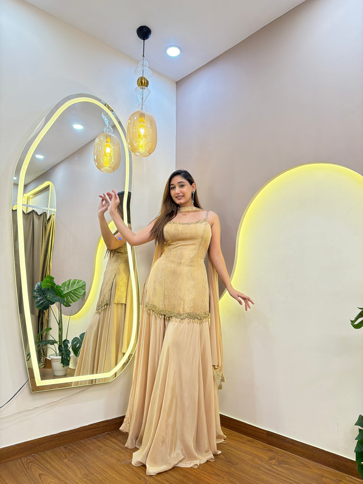 E915 3PC SHARARA SET