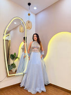 E270 3PC LEHENGA WITH CHOLI