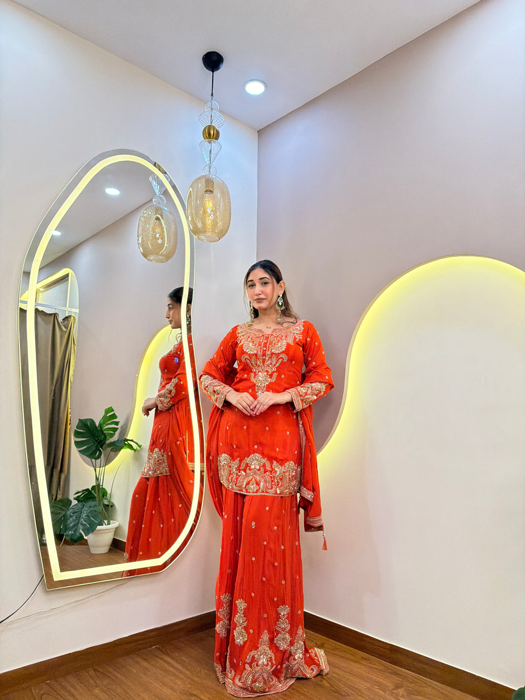 E521 3PC SHARARA SUIT