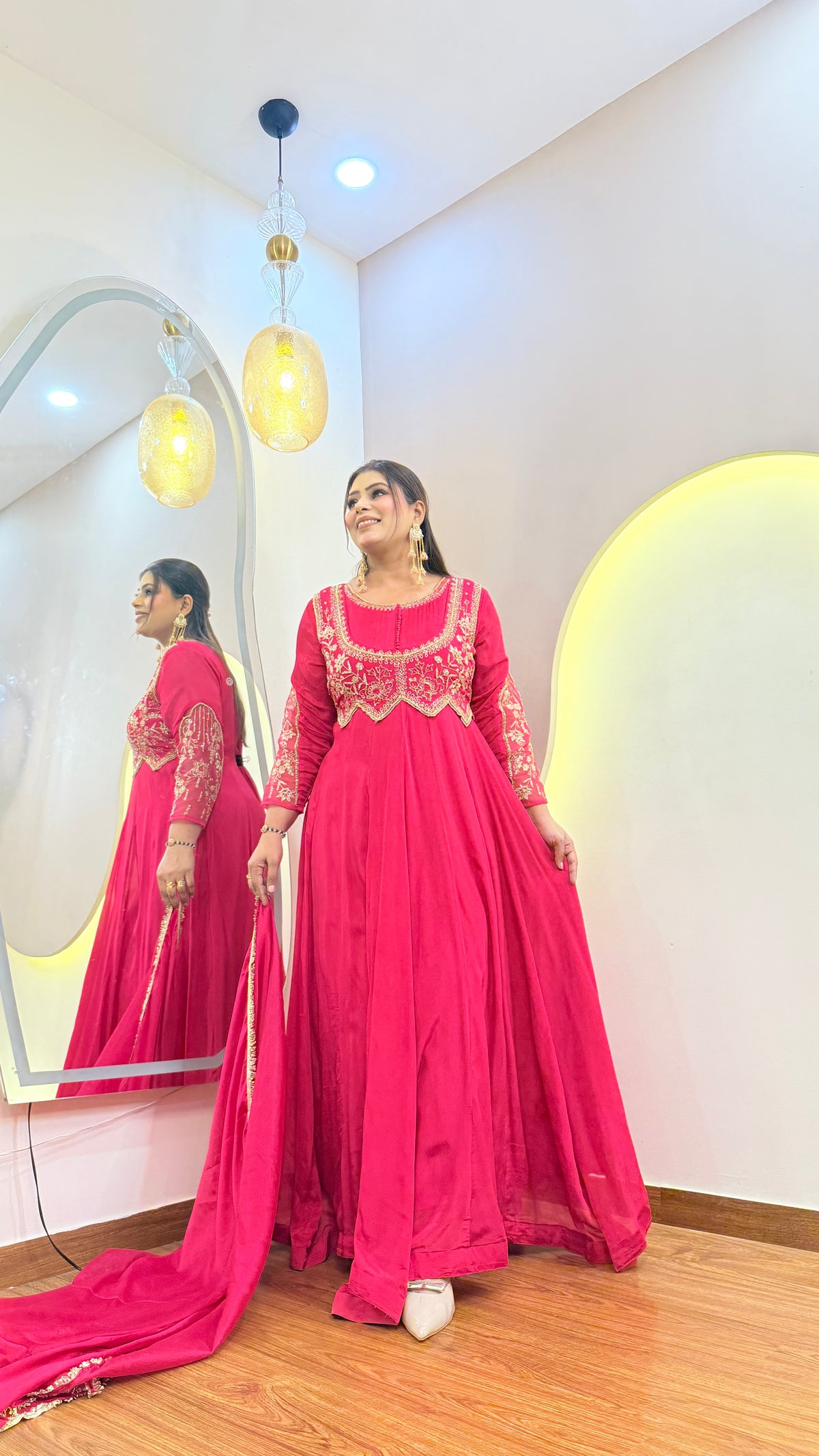 E986 ANARKALI GOWN SUIT