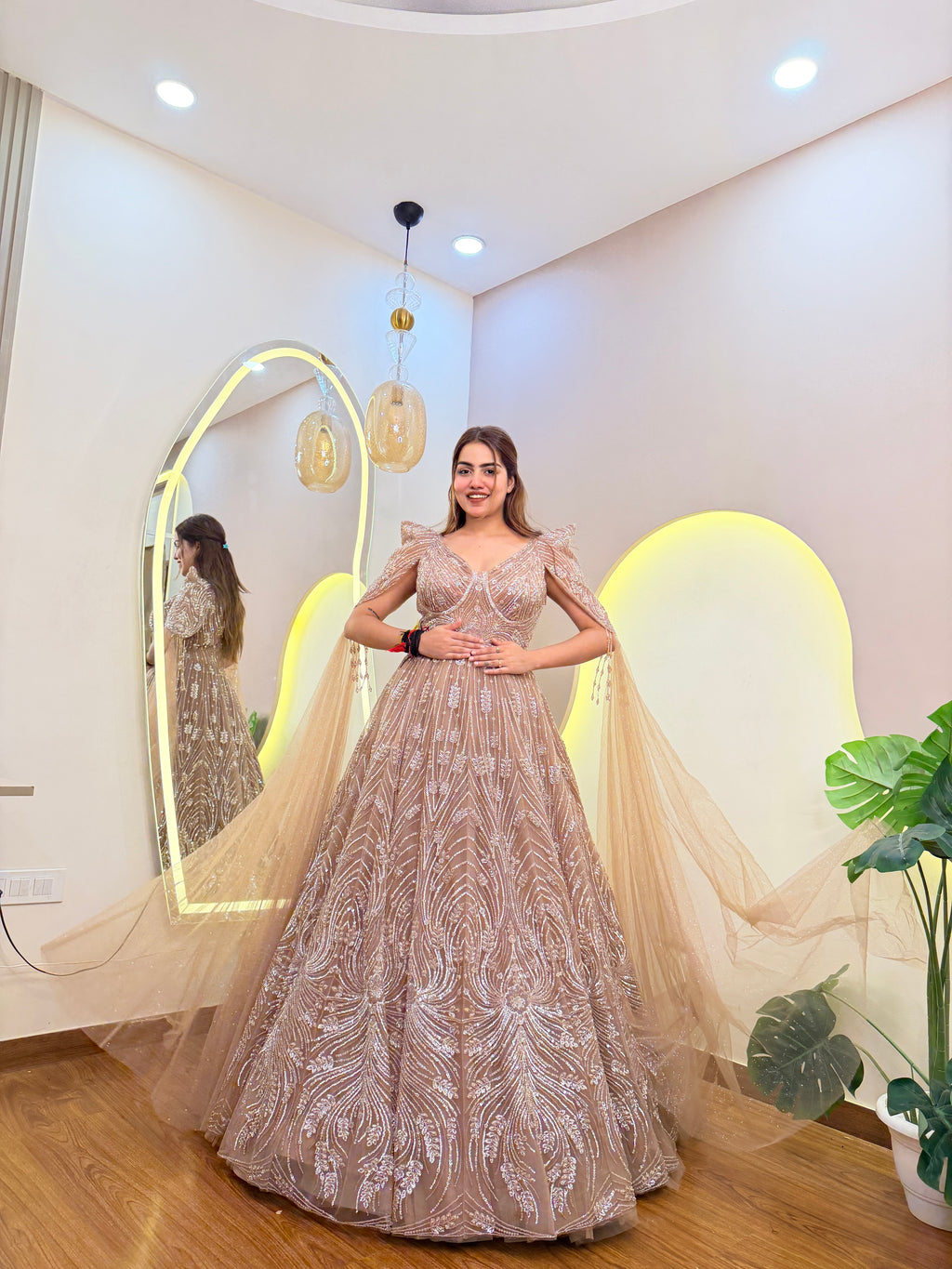 E663 ONE PIECE GOWN