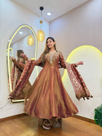 E916 3PC ANARKALI SUIT