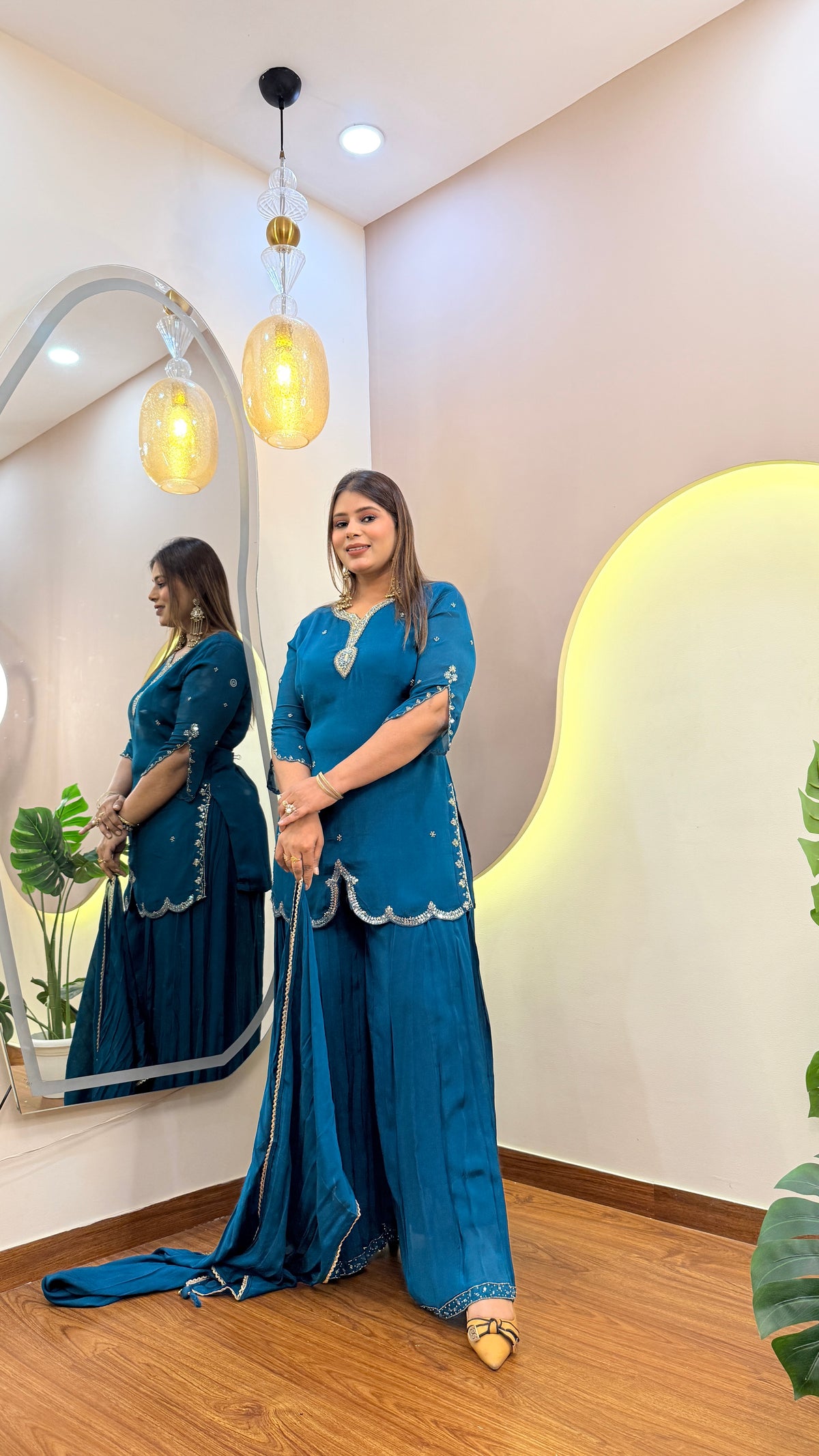 E120 3PC SHARARA SUIT