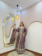 E36 3PC ANARKALI SUIT