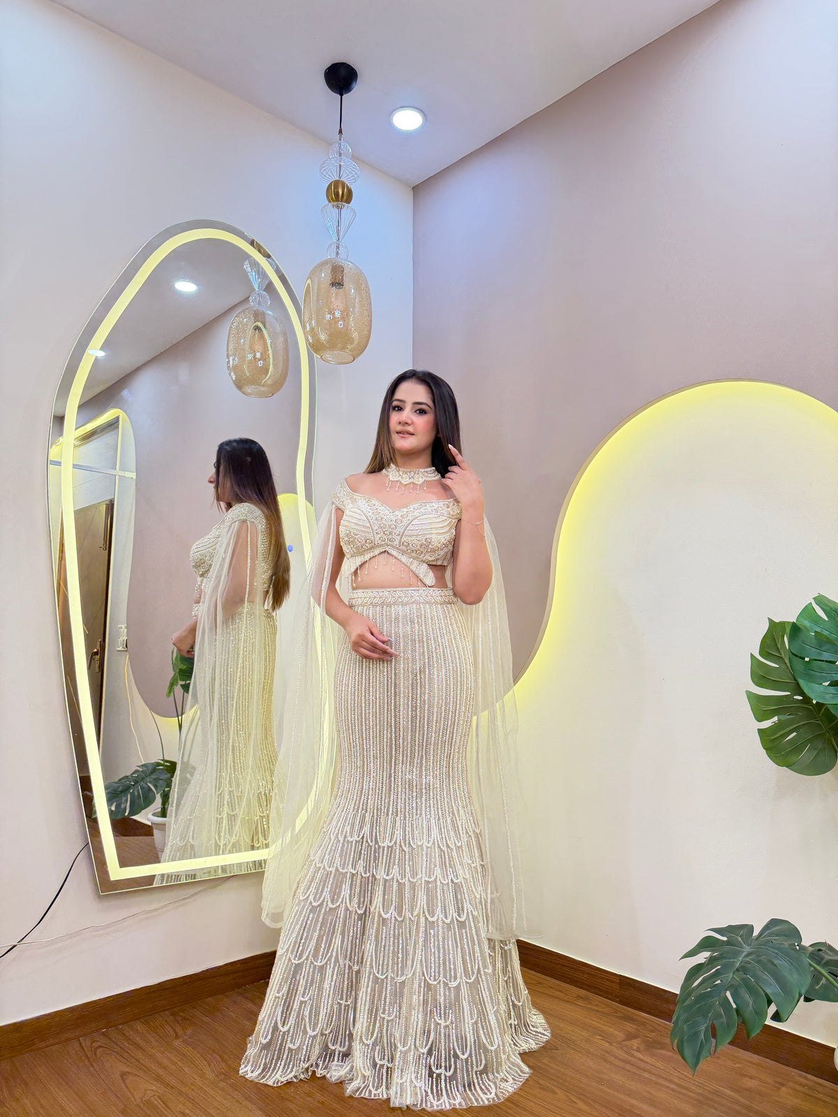 E545 MERMAID LEHENGA