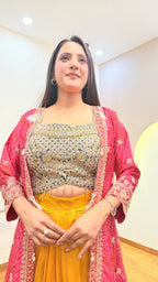 F19 DRAPE SKIRT WITH SKIRT