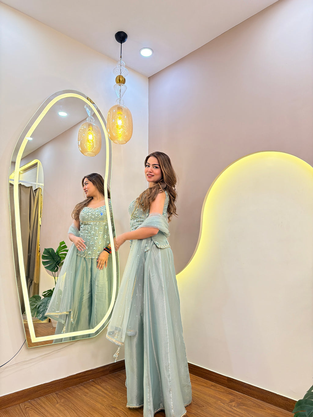 D979 3PC SHARARA SET