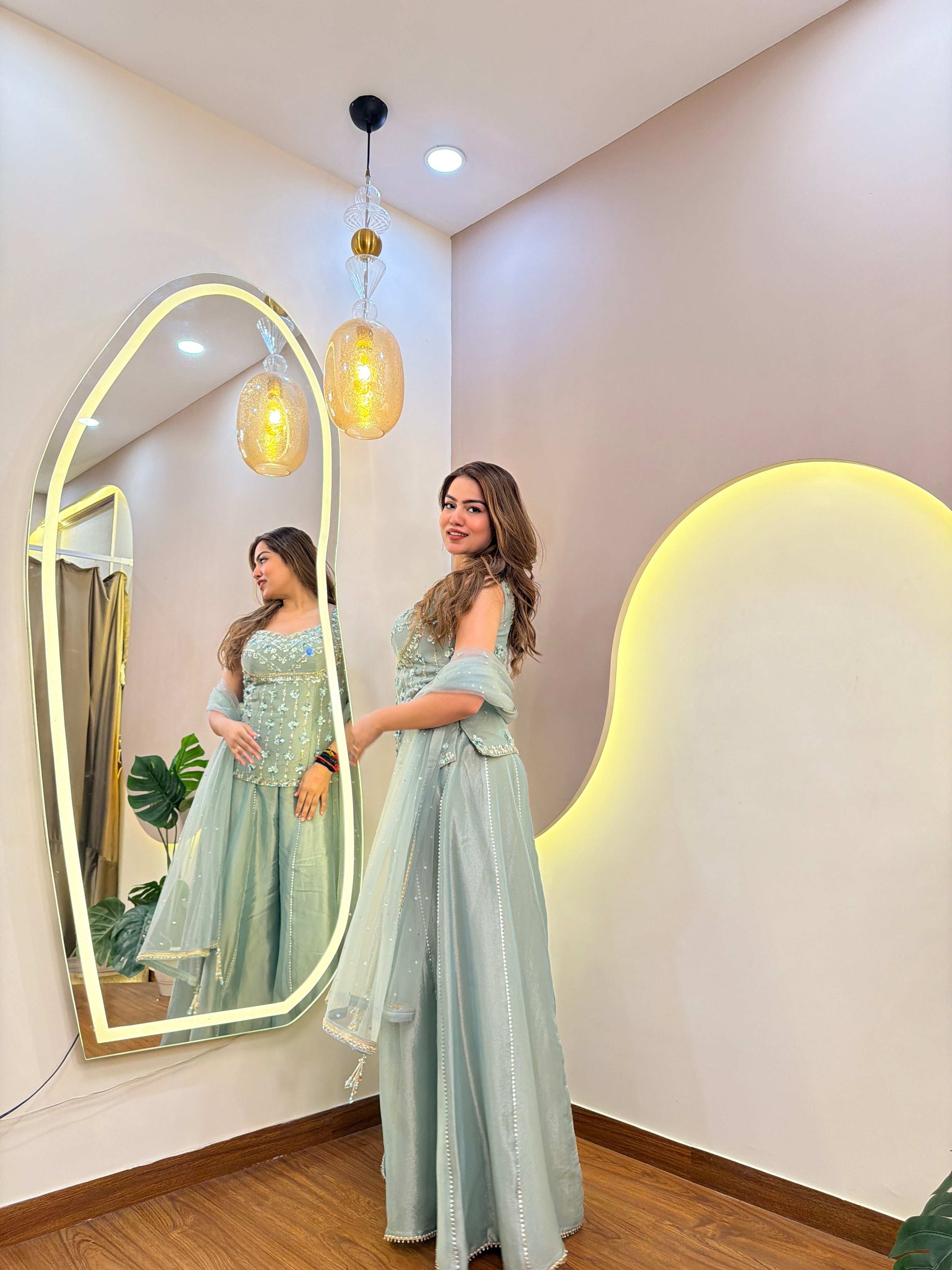 D979 3PC SHARARA SET