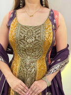 E812 3PC ANARKALI SUIT