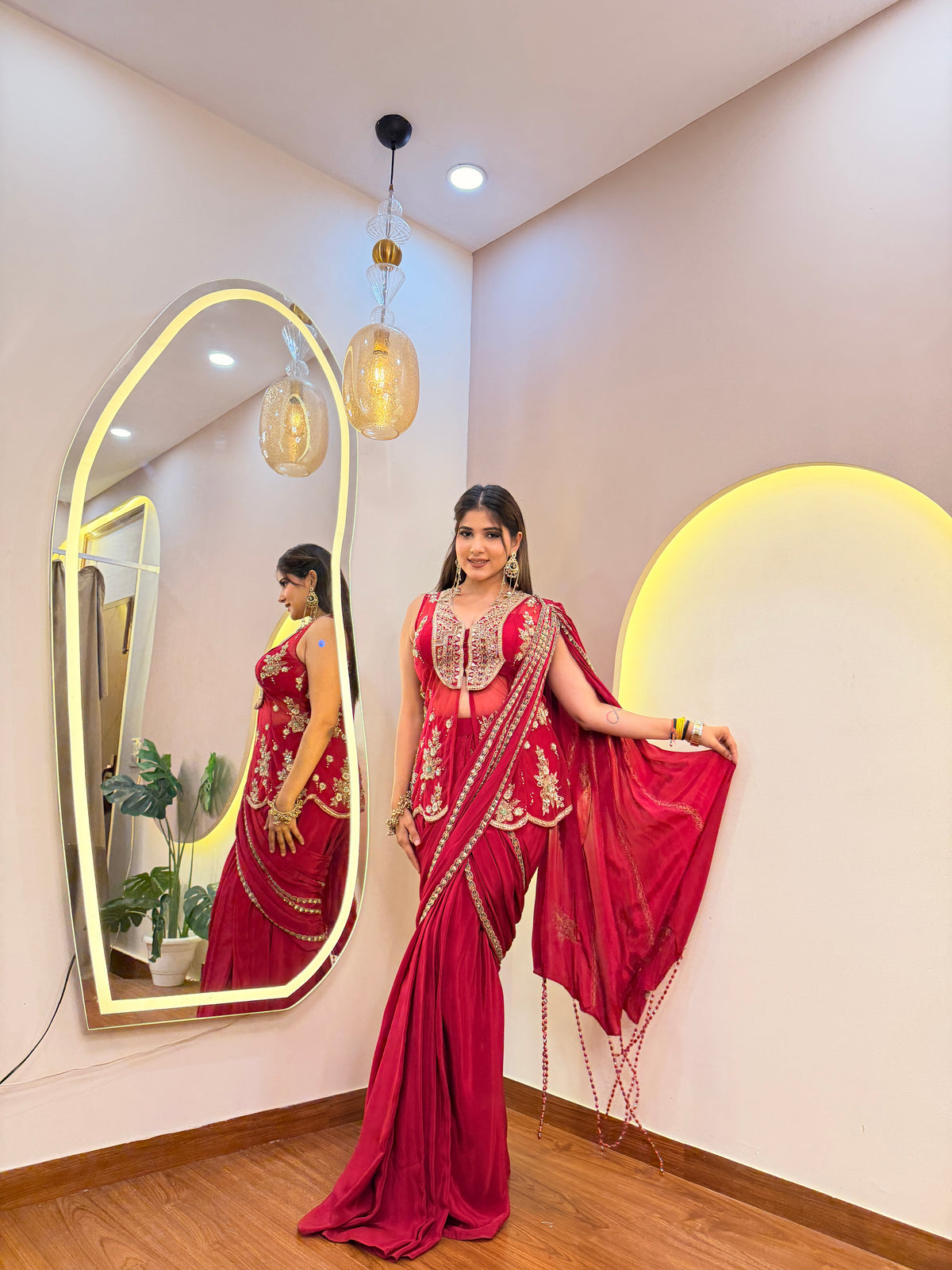 E594 DRAPE SAREE