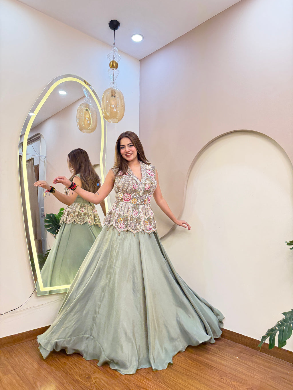 E84 INDO WESTERN LEHENGA