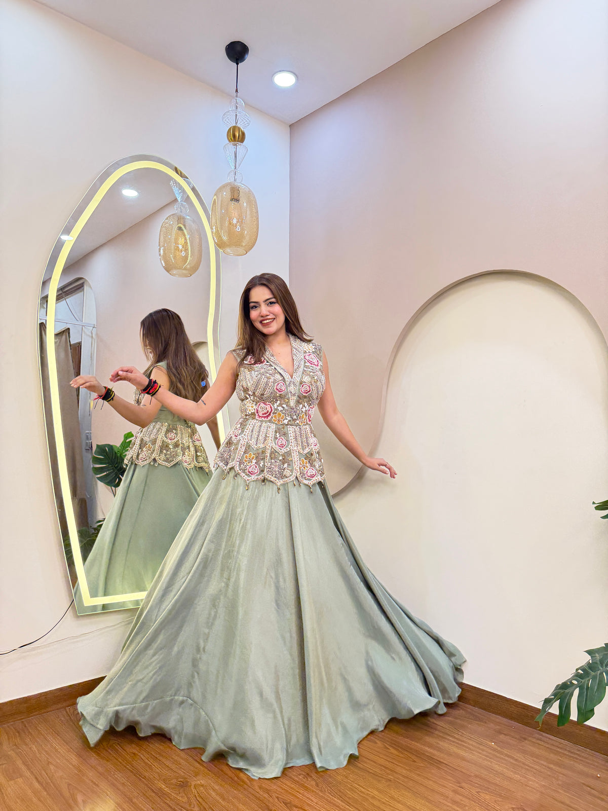 E84 INDO WESTERN LEHENGA