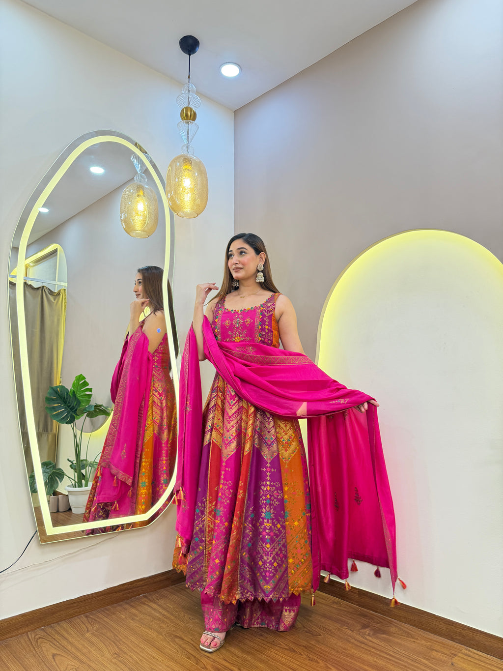 E380 3PC ANARKALI