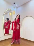 E104 3PC SHARARA SUIT