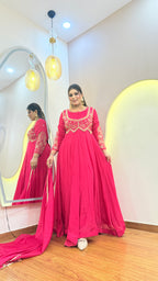 E986 ANARKALI GOWN SUIT