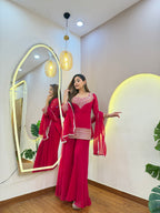 E858 3PC SHARARA SUIT