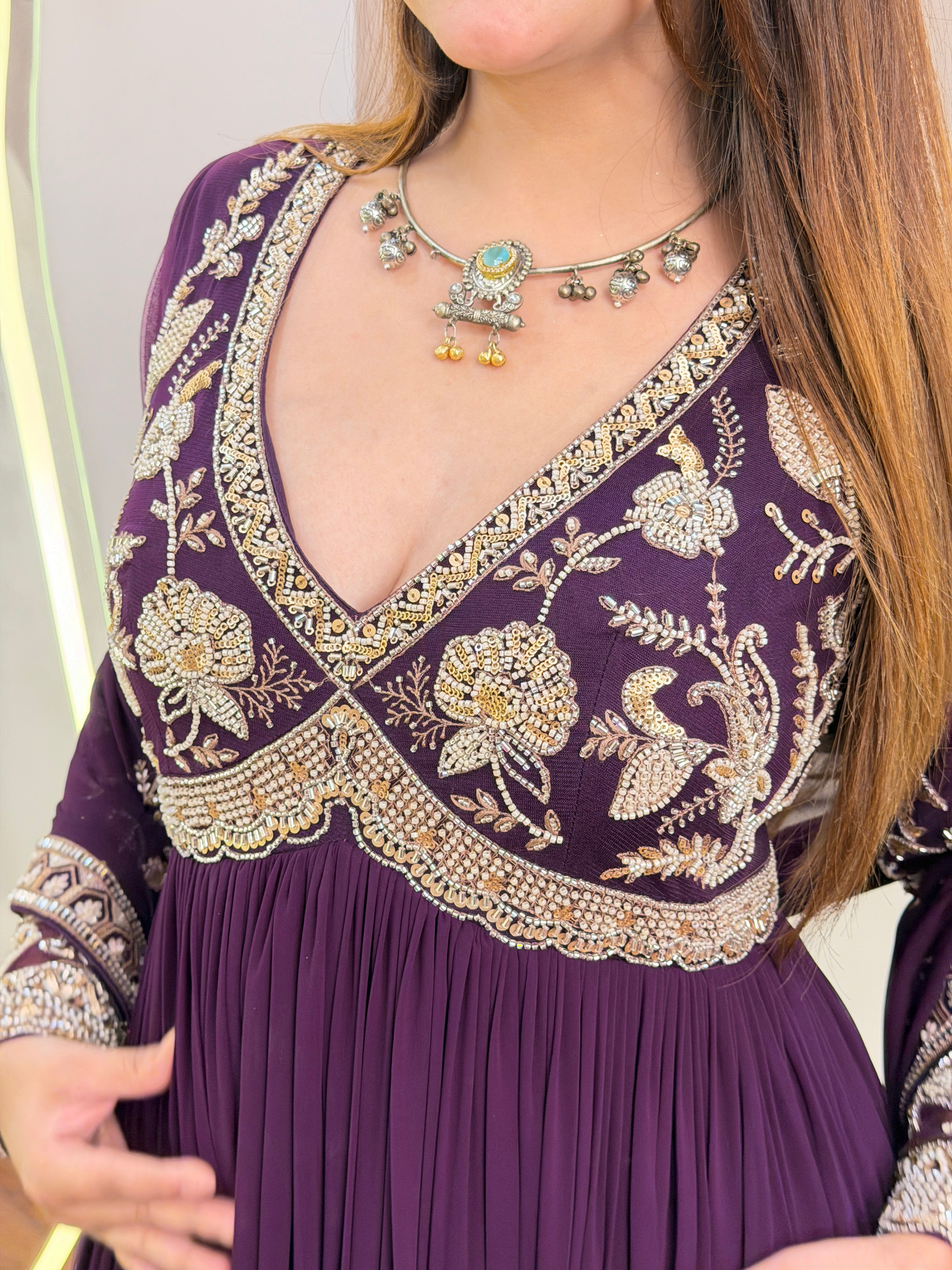 E345 AARFA REGAL ANARKALI