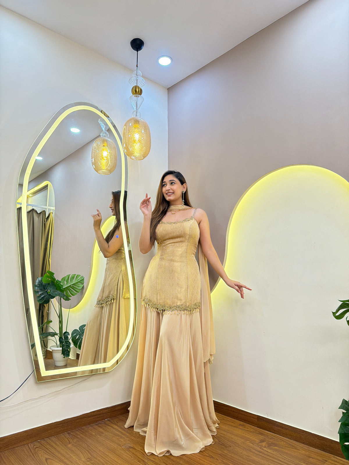 E915 3PC SHARARA SET