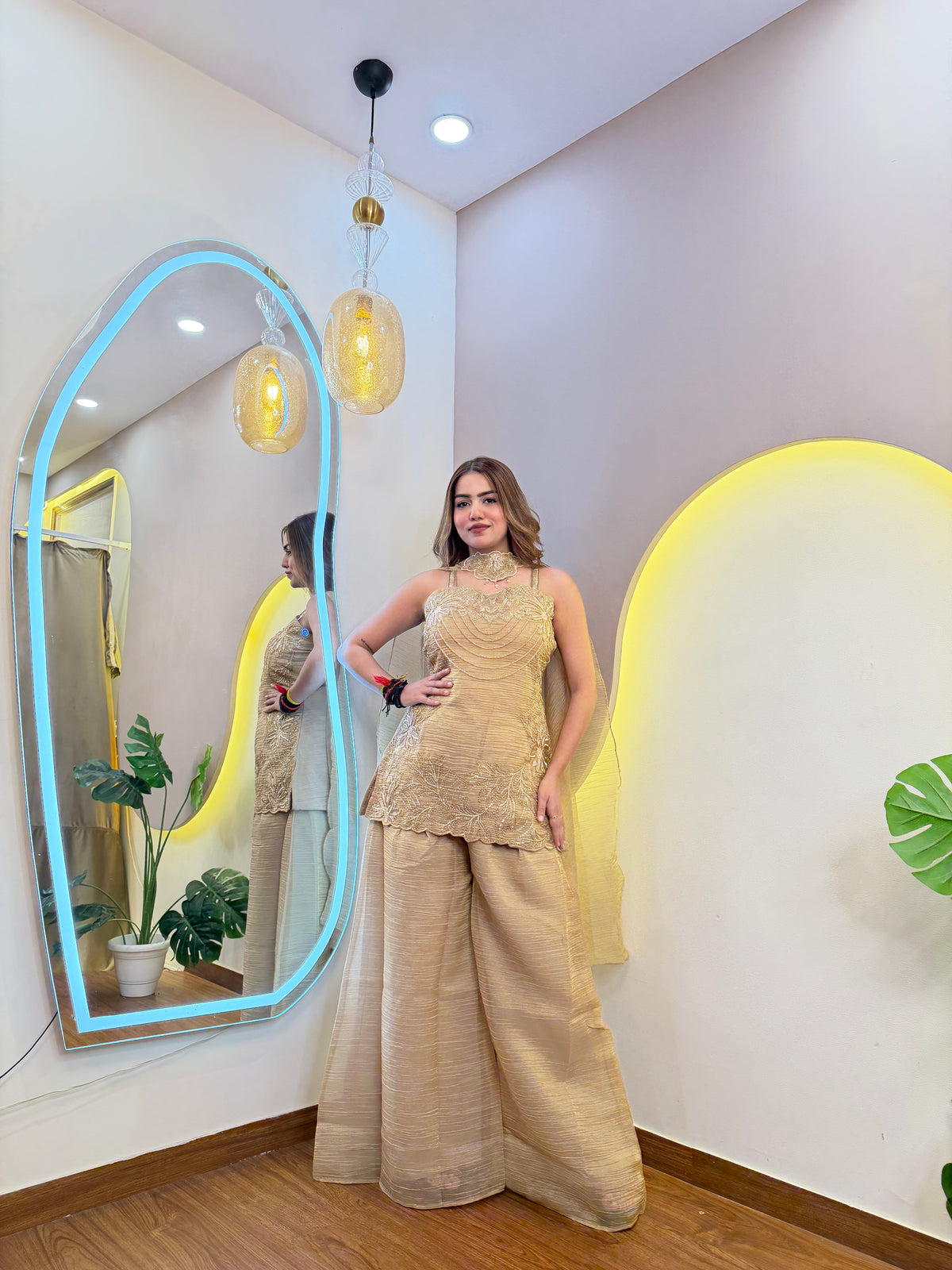 E731 3PC SHARARA SUIT