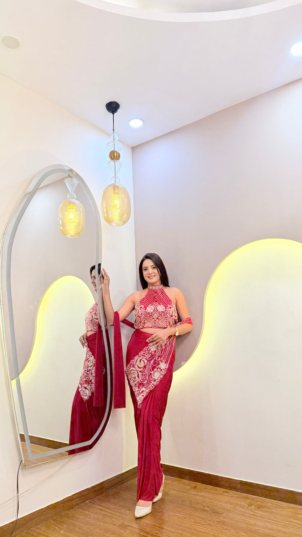 F177 PRE DRAPE SAREE