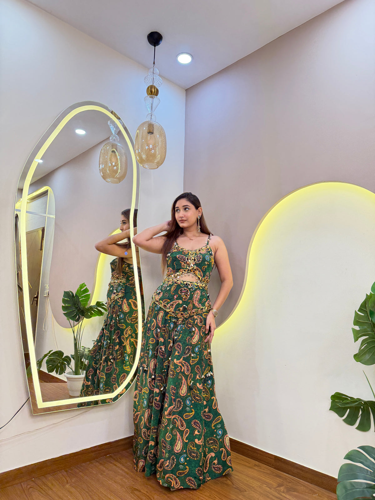 E864 2PC SHARARA SET