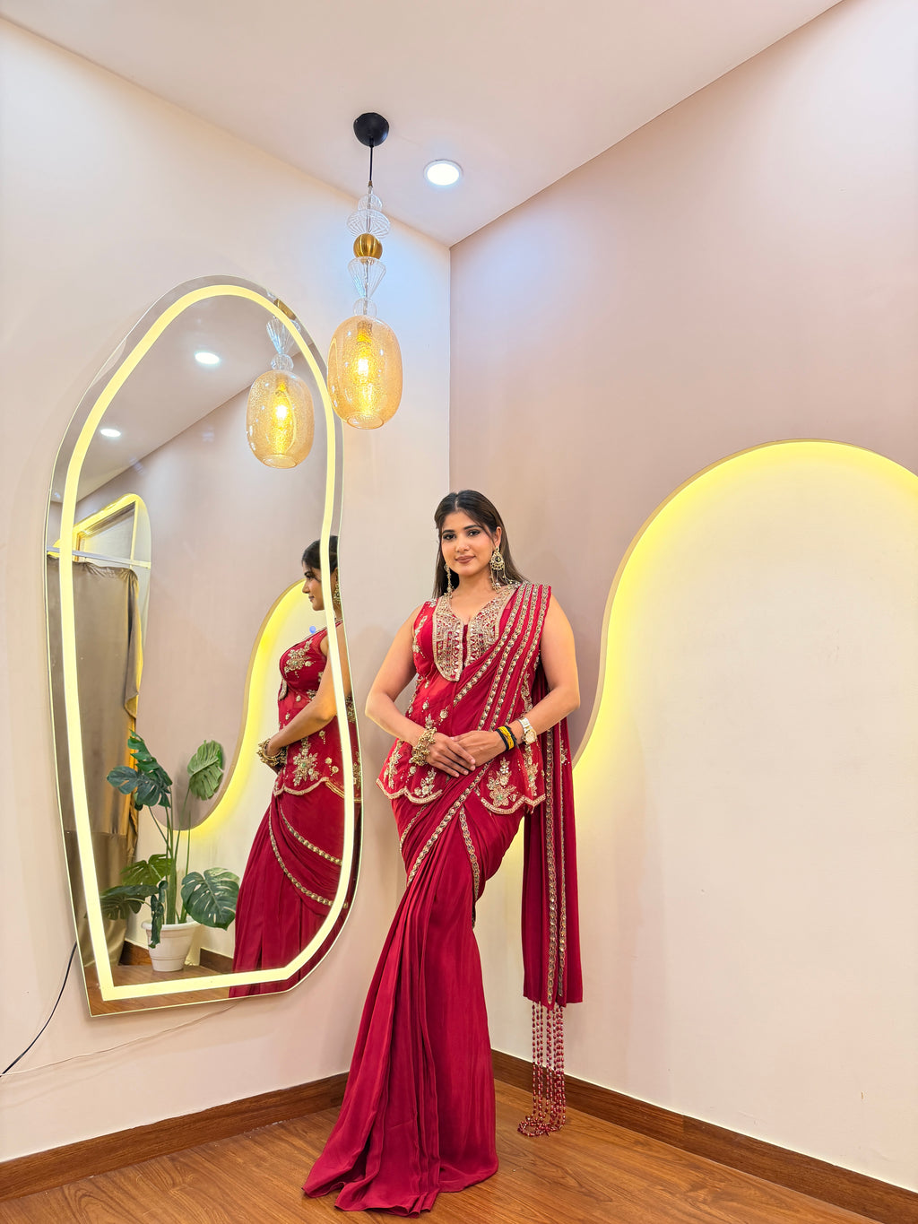 E594 DRAPE SAREE