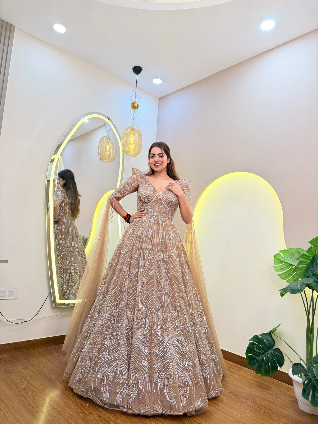 E663 ONE PIECE GOWN