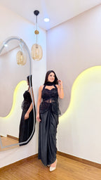 F120 PRE DRAPE SAREE