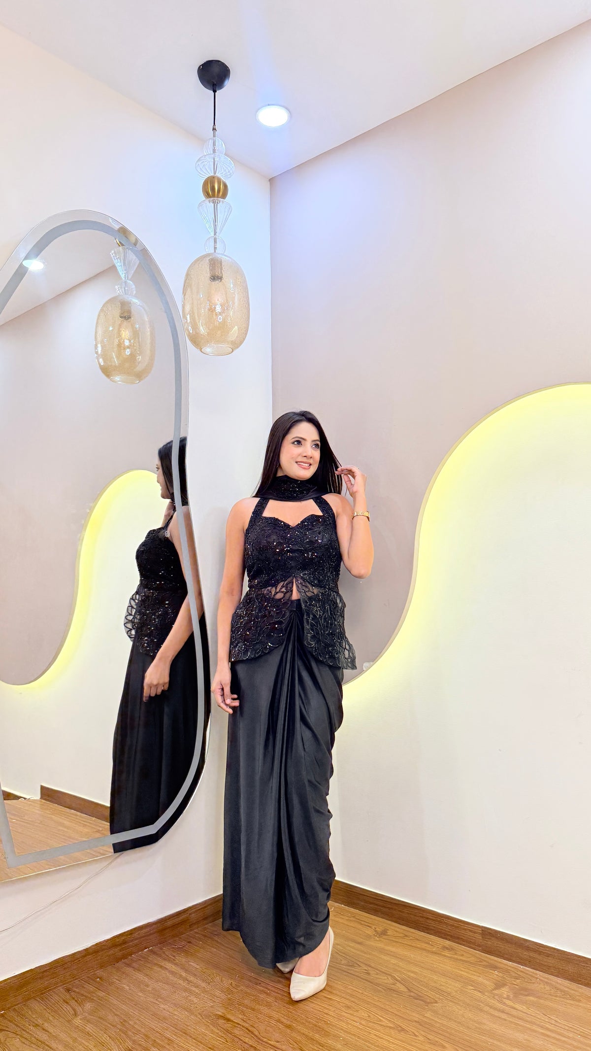 F120 PRE DRAPE SAREE
