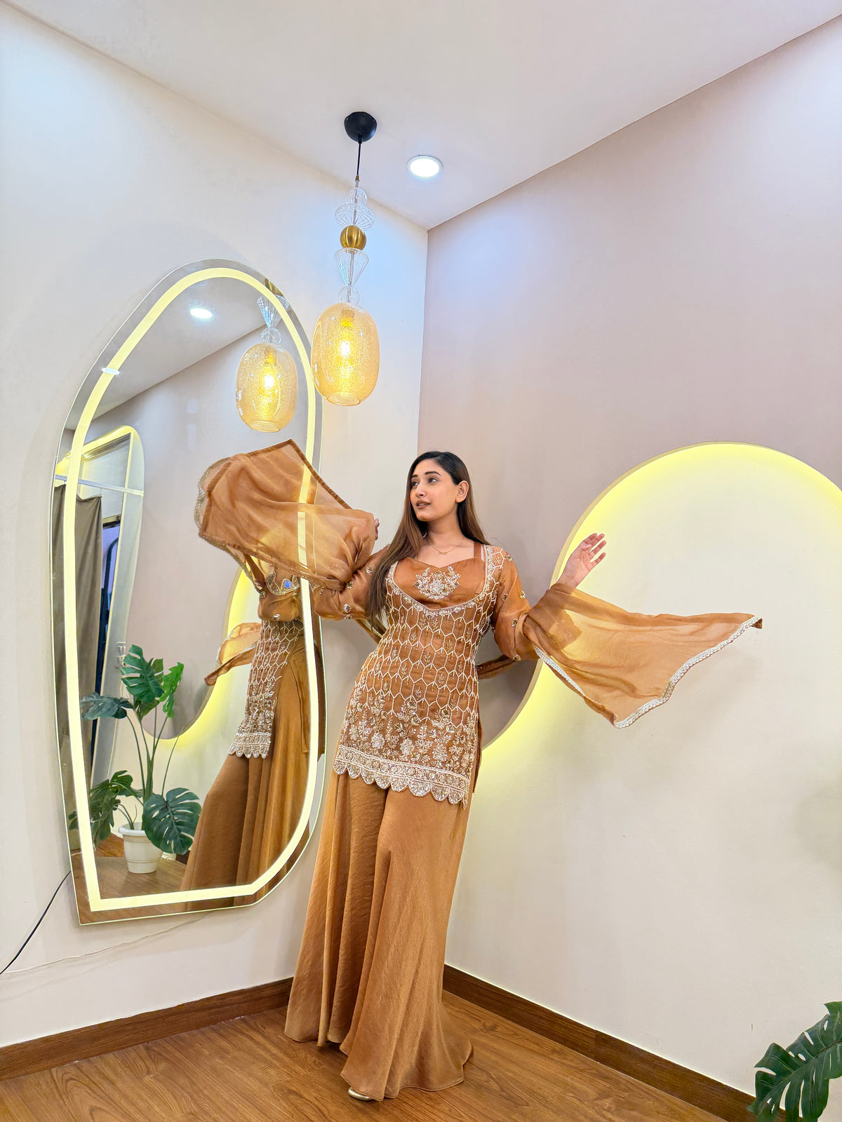 E56 4PC SHARARA SUIT