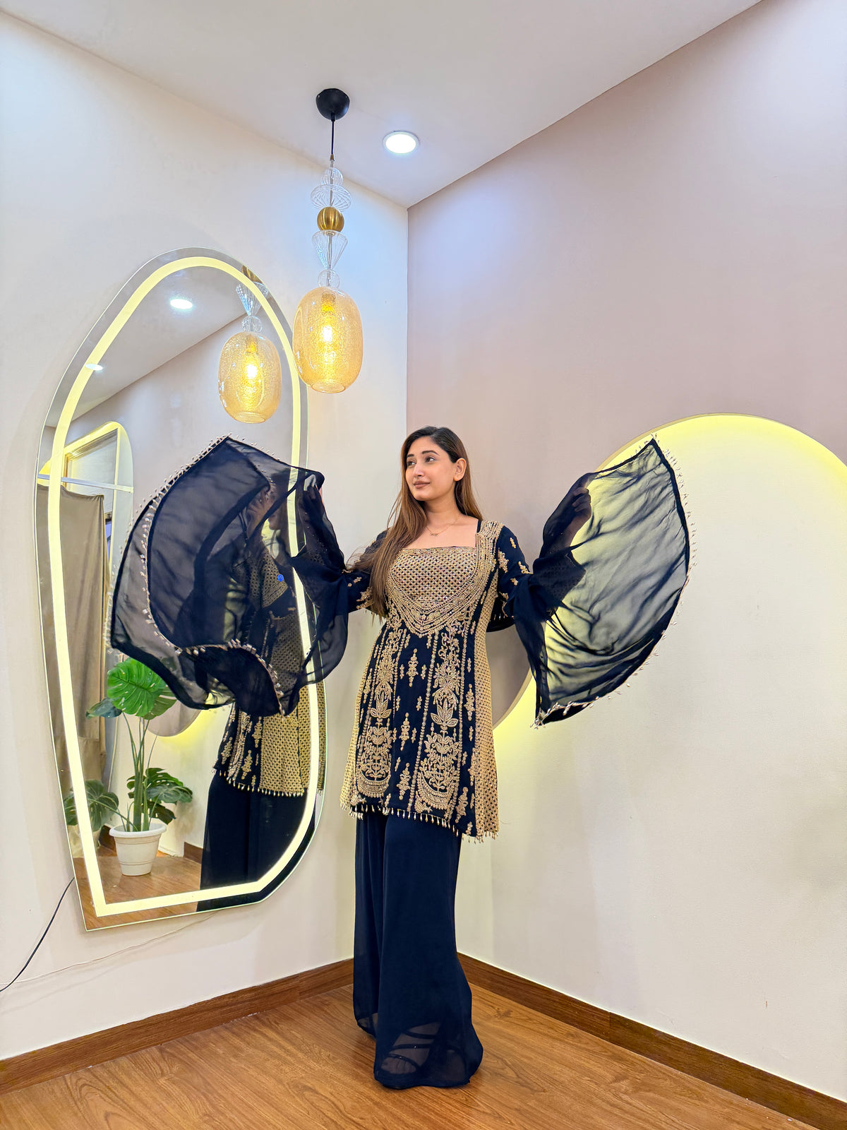 E360 4PC SHARARA SUIT