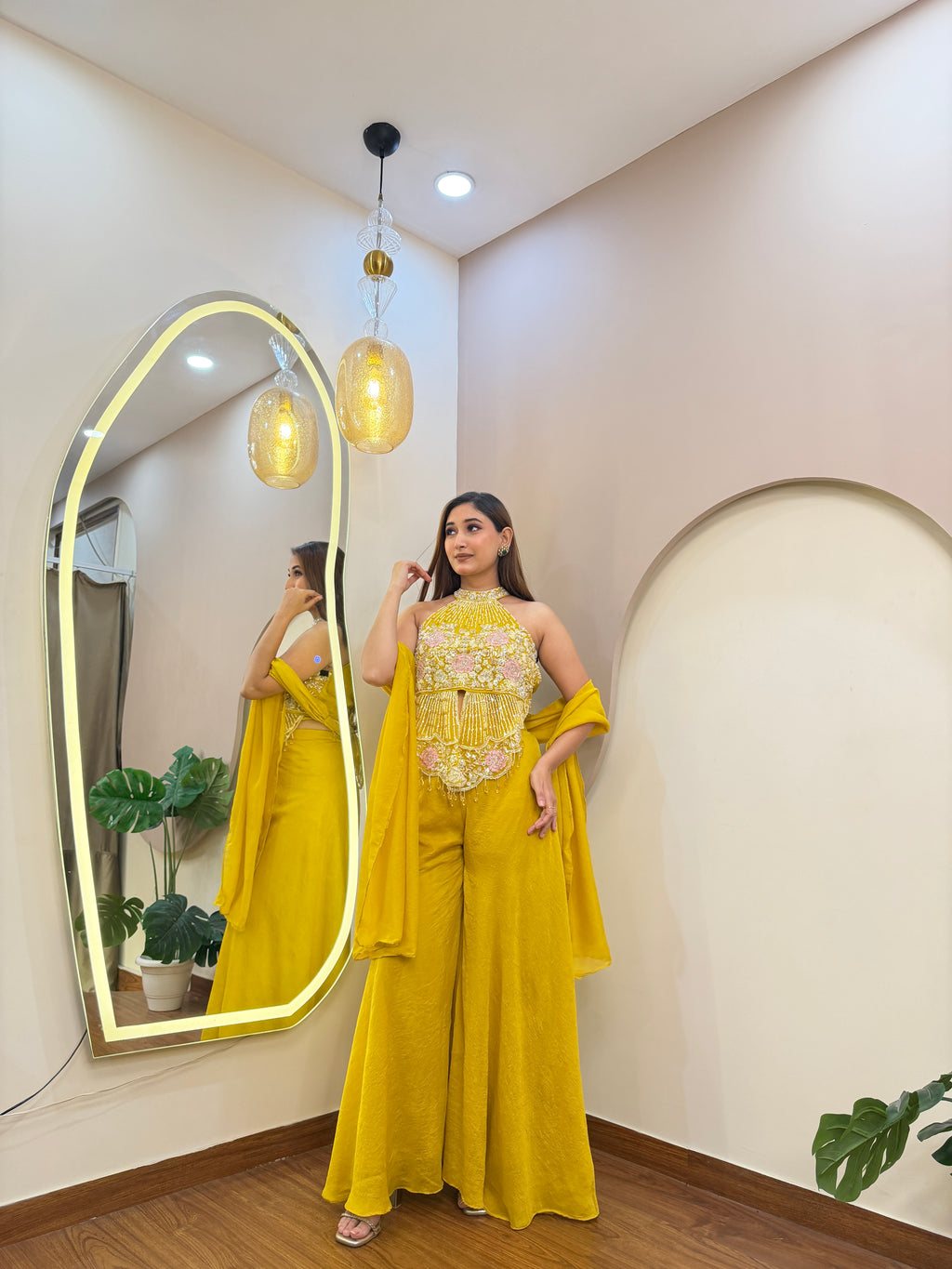 E444 3PC SHARARA SUIT