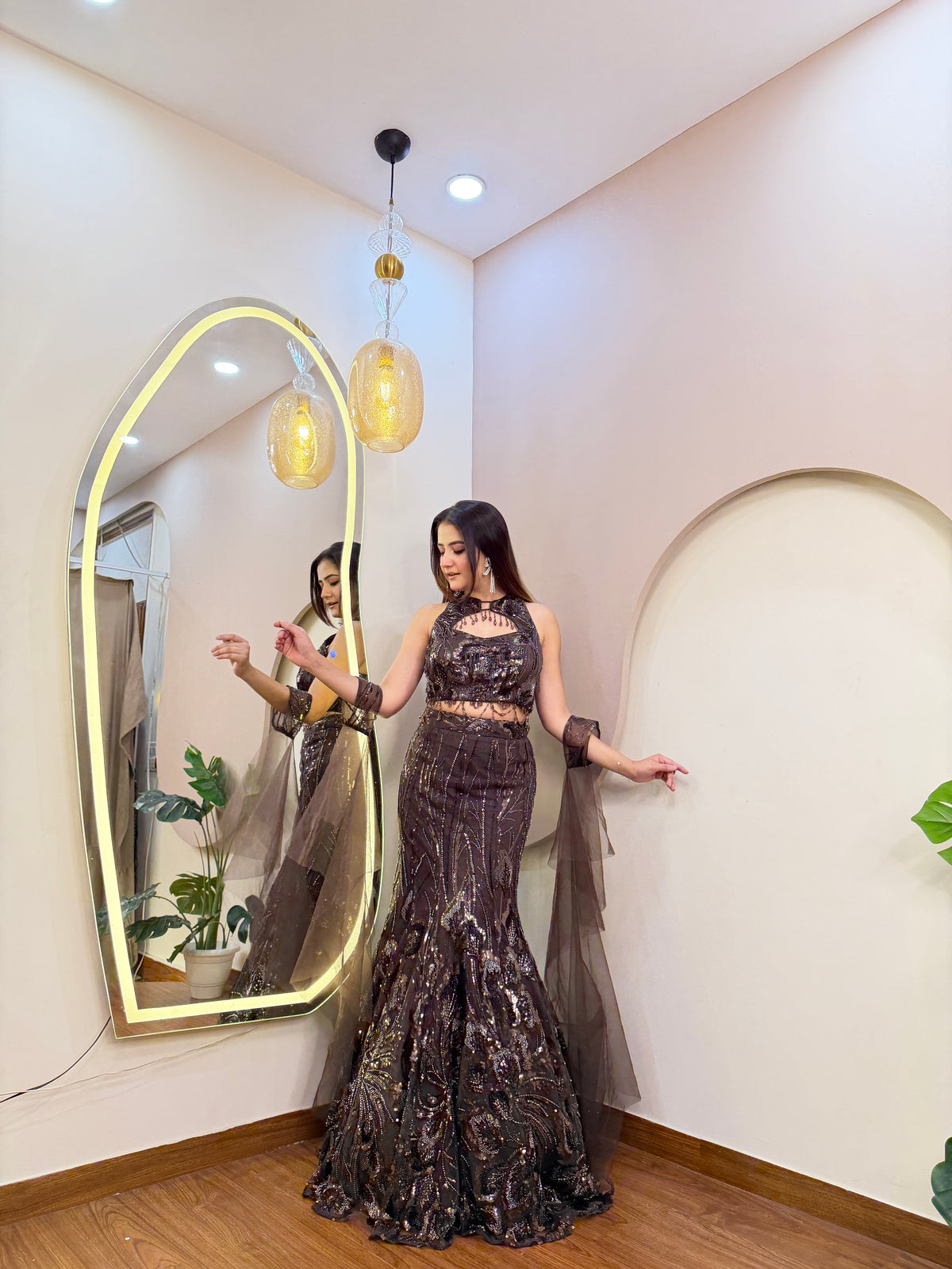 E484 MERMAID LEHENGA