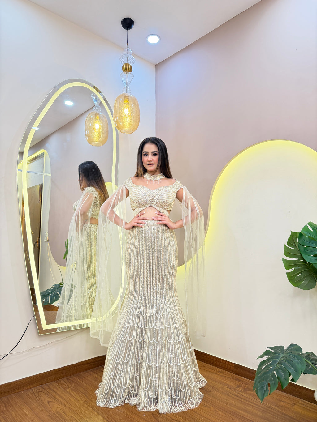 E545 MERMAID LEHENGA