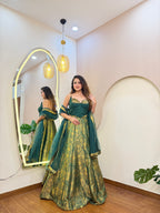 E446 BROCADE LEHENGA