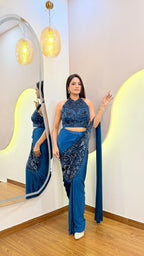 F124 PRE DRAPE SAREE
