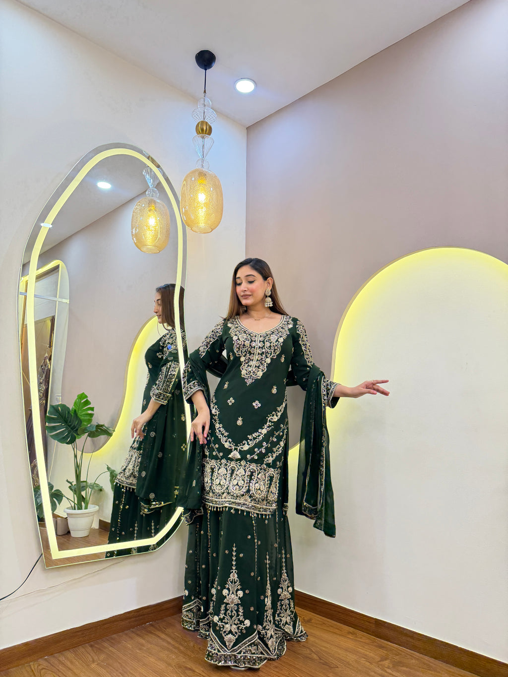 E37 3PC SHARARA SUIT