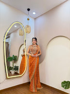 E423 AARFA REGAL DRAPE SAREE