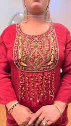 E543 DHOTI STYLE COORD SET