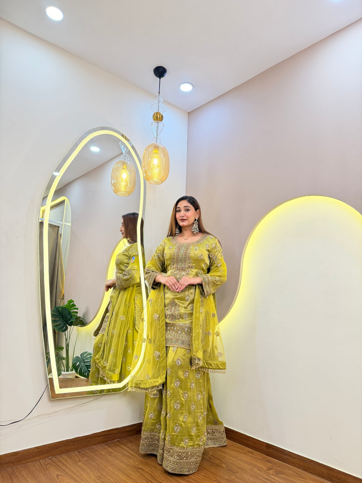 E653 3PC SHARARA SUIT